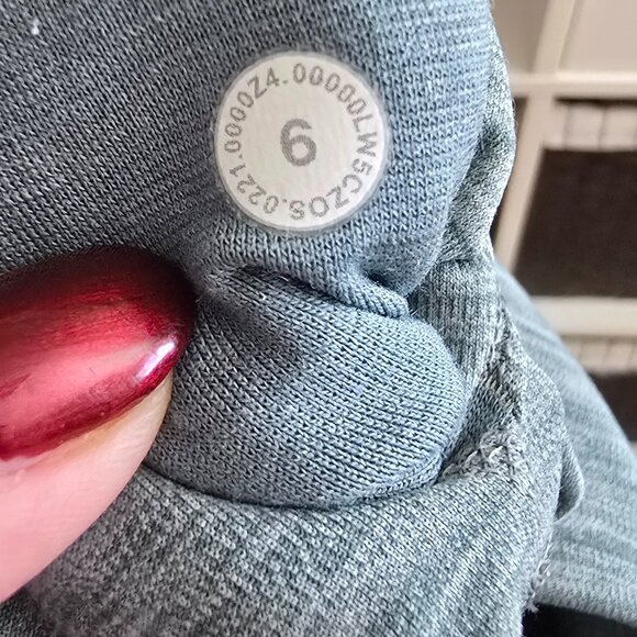 Lululemon Align Pant 25" Heathered Tidewater Teal size 6 - Picture 3 of 5